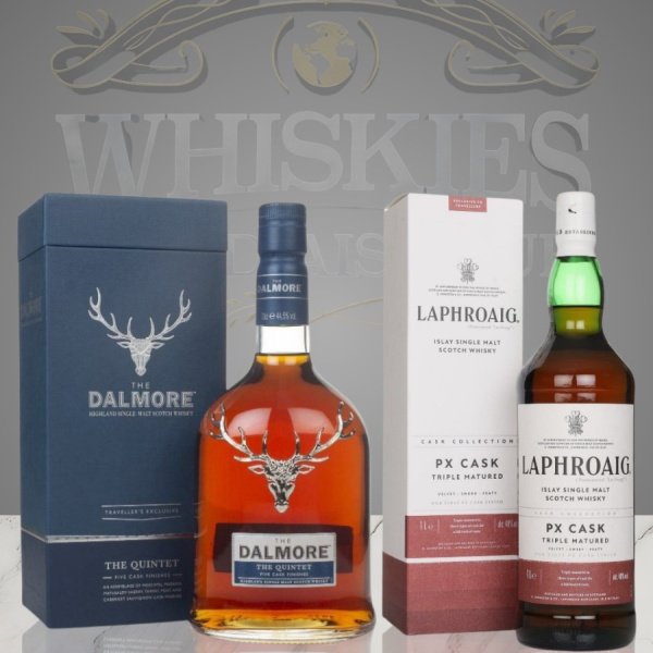 DUPLA CHANCE - DALMORE QUINTET + LAPHROAIG PX