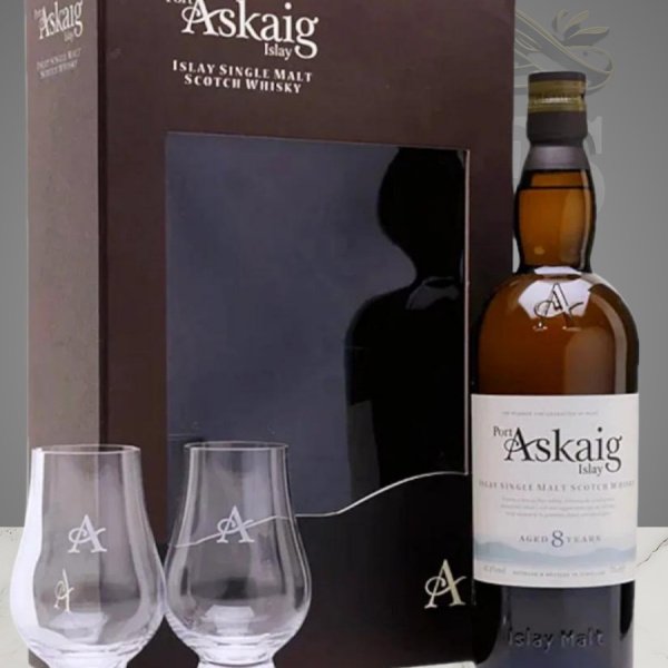 PORT ASKAIG 8Y + DUAS GLENCAIRN