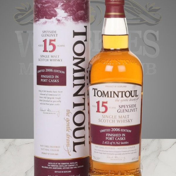 TOMINTOUL 15Y 2006 PORT CASK