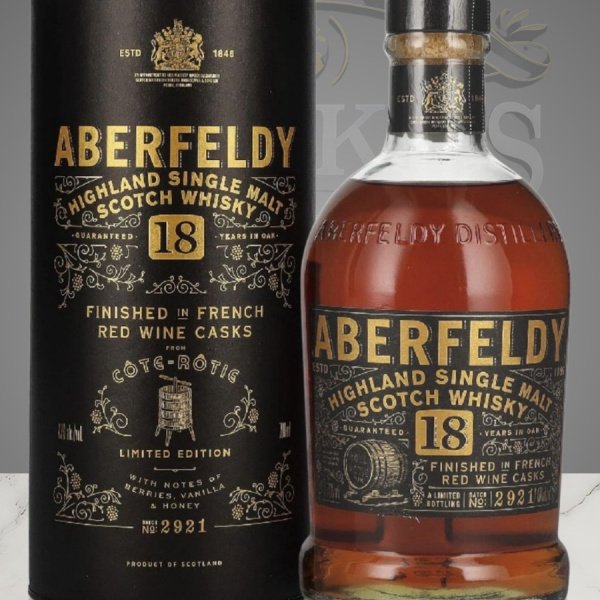 ABERFELDY 18Y RES WINE CASK  43%