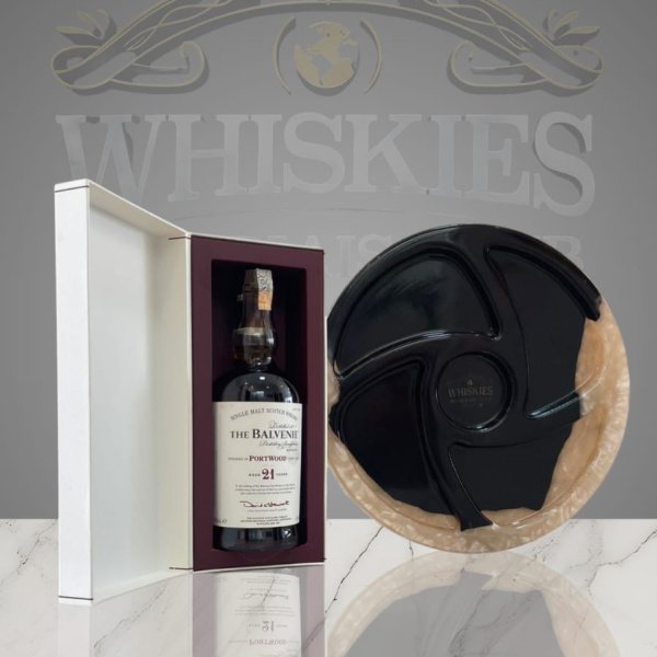 THE BALVENIE 21Y DOBLEWOOD + PETISQUEIRA 