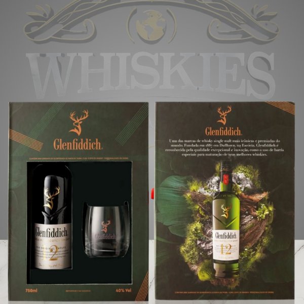 KIT GLENFIDDICH 12Y + COPO #5