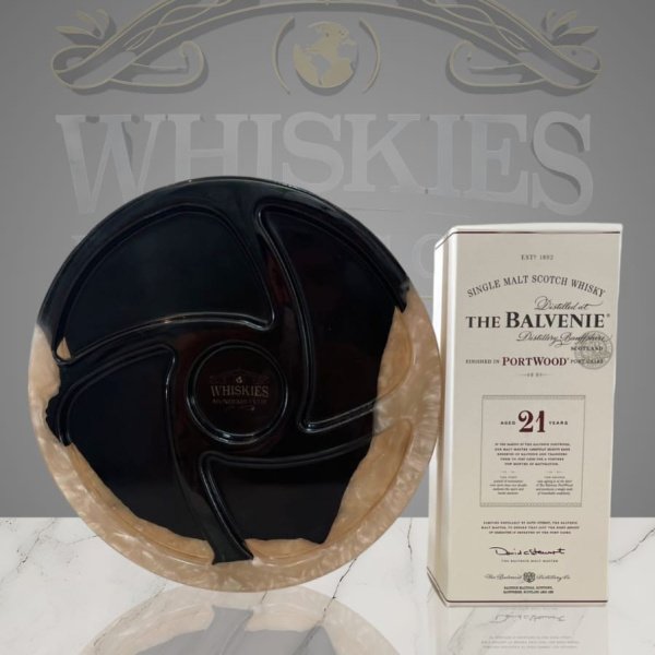 THE BALVENIE 21Y DOBLEWOOD + PETISQUEIRA 